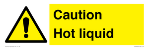 Caution Hot liquid